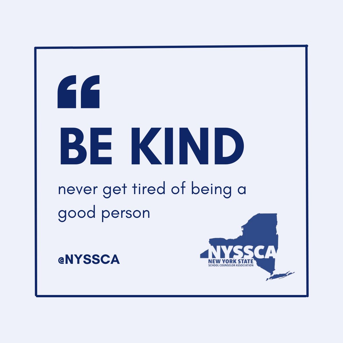 #KindnessRules #NYSSCA #SchoolCounselor #Education #NYS