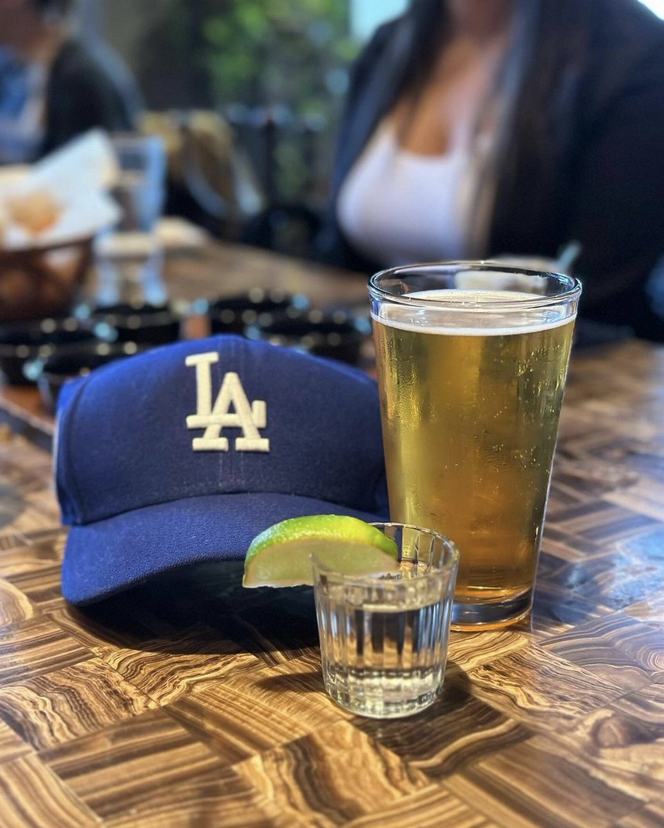 Since the Los Angeles @Dodgers are away this week, you should head to @PezCantina for a watch party. Plus, their Happy Hour is Tues-Fri 3pm-6pm so you can start with some delicious deals. ⚾️ #dodgers #losangelesdodgers #happyhour #dtla