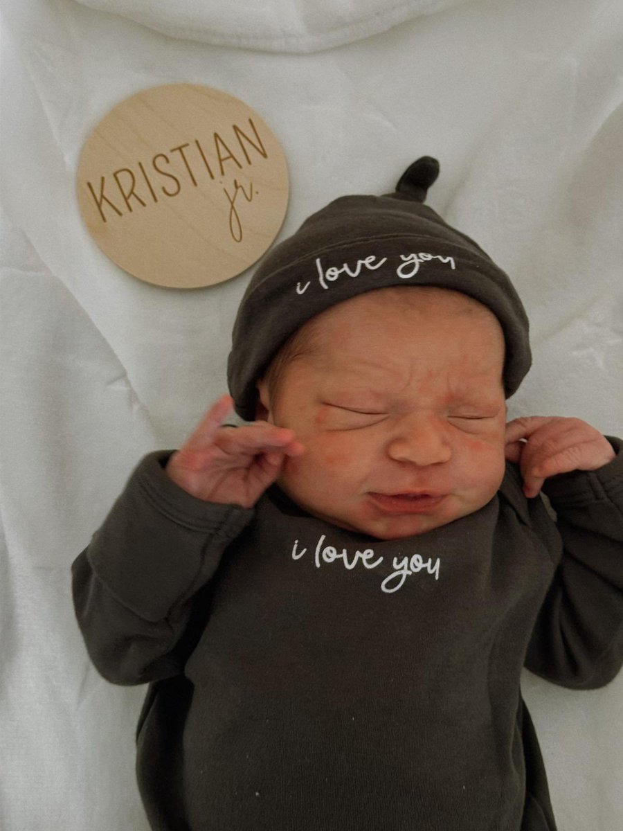 Welcome to the world, Kristian Jr! Congratulations to Kristian and his wife Mackie on the arrival of their baby boy. ❤️
