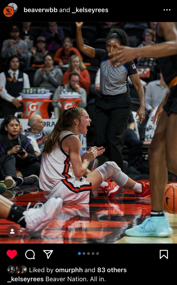 All in. #GoBeavs x @_kelseyrees