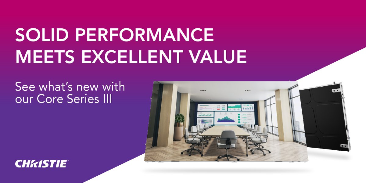 The Core Series III is perfect for installations of any size where budget is a key consideration. Be it a corporate lobby, meeting room, or digital signage application, the Core Series III has got you covered! Learn more: ow.ly/UKkU50RmFgs