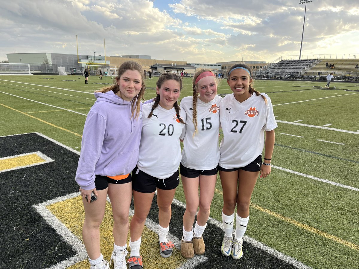 MrStaj3's tweet photo. Tigers start the road trip with a 2-0 victory over host Metea Valley. Tiger goals by Meena and Eleanor. Assists to Eleanor and Alice. Audrey and Addie combine for the shutout. Great team win today! #tigerproud #earnedourstripes #IMpossible @wwsouthsoccer @WWSathletics https://t.co/CemjNPLSVV