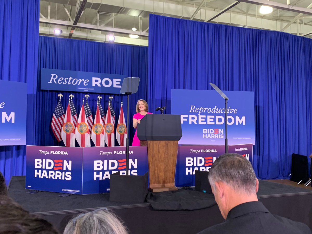 Congresswoman @KathyCastorFL knows that Florida is winnable, and that we must re-elect President @JoeBiden and Vice President @KamalaHarris in order to protect reproductive freedom across our country.