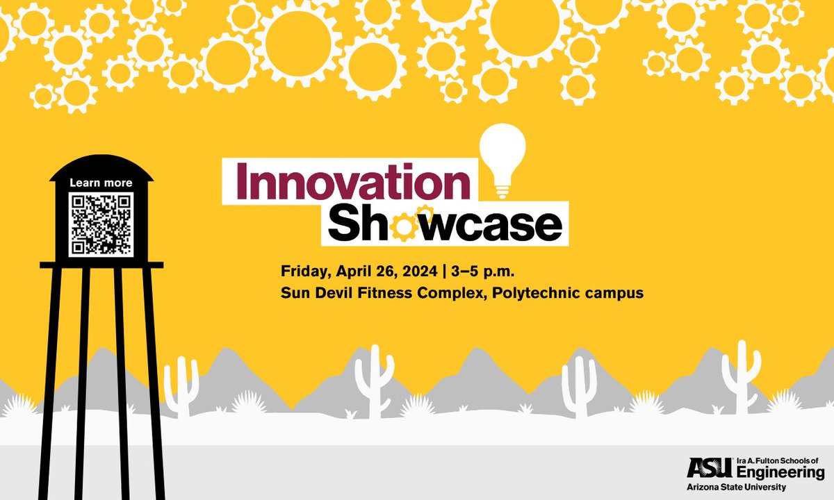 Through collaboration with local and global industry leaders, Innovation Showcase proposes solutions to real-world challenges. Don't miss the opportunity to witness the future of innovation unfold – join us this Friday and be inspired! #ASUEngineering #Innovation