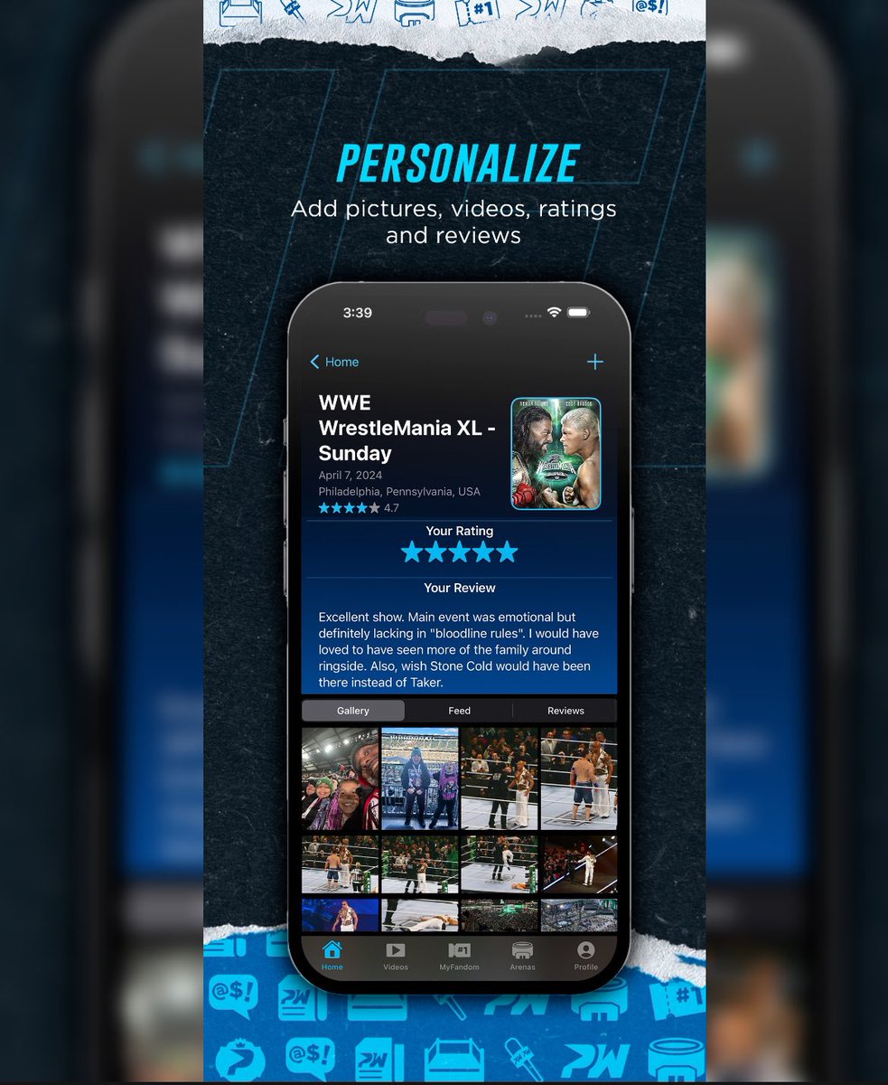 🚨 NEW FEATURE 🚨 Are you tired of ONE person getting to determine star ratings for events?! You now have the power to not only tag shows that you've watched but also give them your very own star ⭐️ rating!! RATE ALL THE SHOWS and LEAVE YOUR REVIEWS!! Compare your star ratings