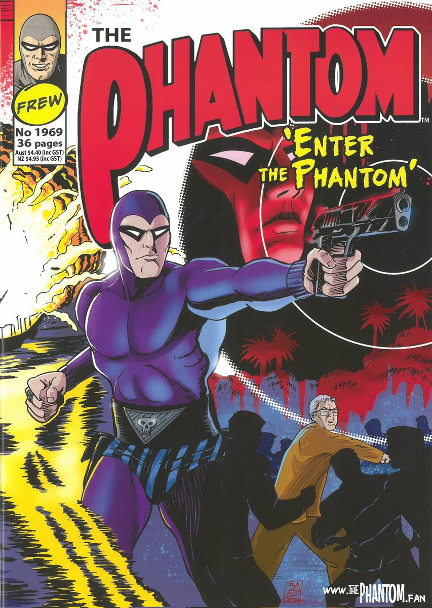 💥 Frew Publications Phantom Comic No. 1969 with cover art by Marcelo Baez. #thephantom #comicbook