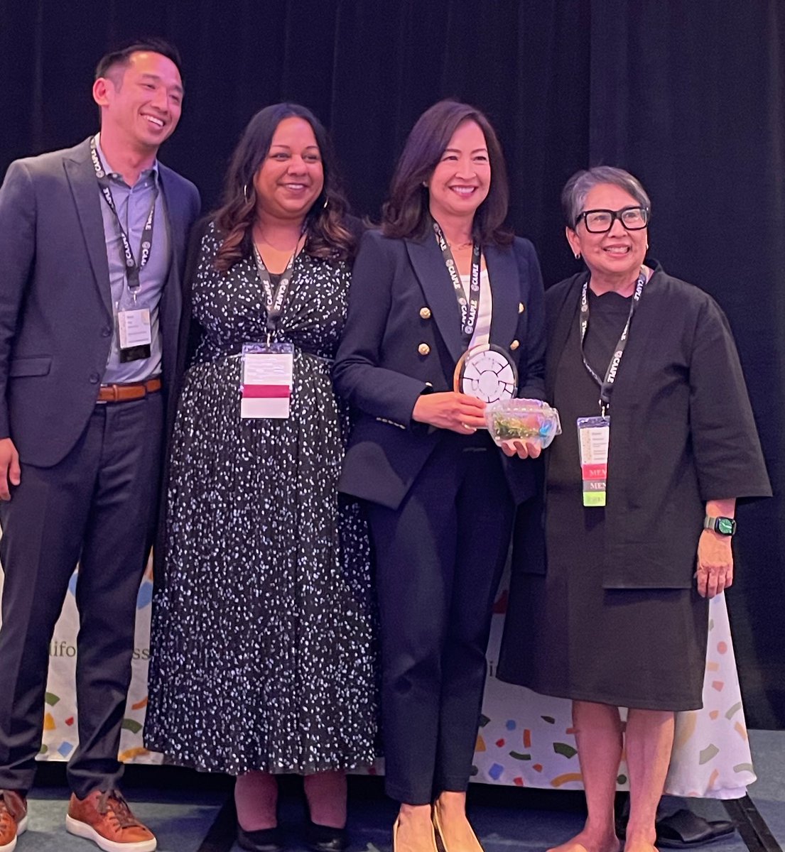 ACSA_info's tweet photo. Congratulations to our amazing Deputy Executive Director Margie Cuizon-Armelino (@MargieACSA) on receiving the inaugural "Friend of #CAAPLE" award this weekend! Thanks for all you do to support California public education. We are so lucky to have you here at #ACSA! @CAAPLEorg https://t.co/BMcls9jIMj