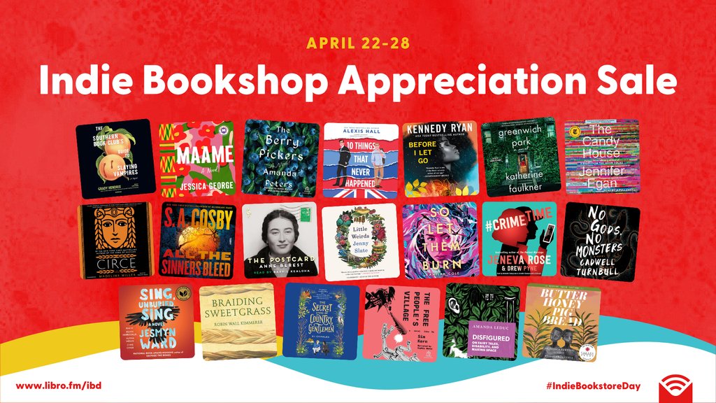 Long commutes. Boring chores. Refreshing walks in the great outdoors. There's always time to read a good book. 📖🎧 Shop @Librofm’s limited-time sale on bestselling audiobooks from April 22-28. It's time: libro.fm/rjjulia