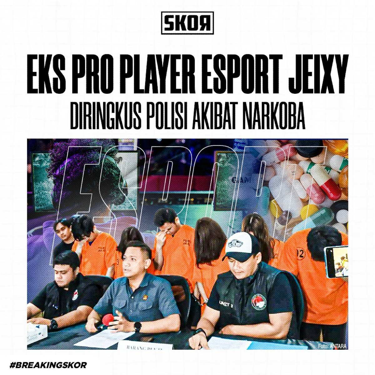 skorindonesia's tweet photo. Waduh, jauh-jauh deh pokoknya Skorer dari Narkoba!
Herli βJeixyβ Juliansah (HJ) jadi satu dari enam orang yang ditangkap pihak kepolisian akibat kasus penyalahgunaan narkoba, ia ditangkap bersama Chandrika Chika
#breakingskor #eskor #narkoba #jeixy https://t.co/l5Ir7yDw2B