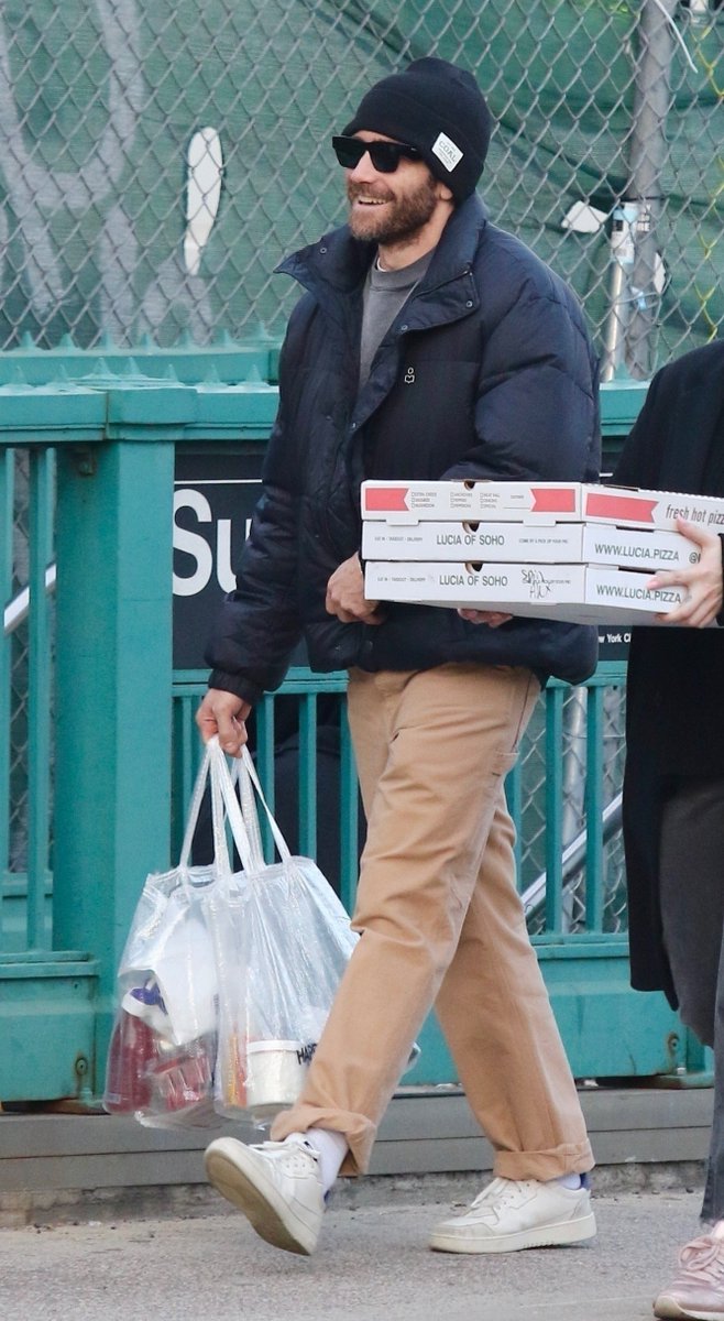 Jake Gyllenhaal in New York City.