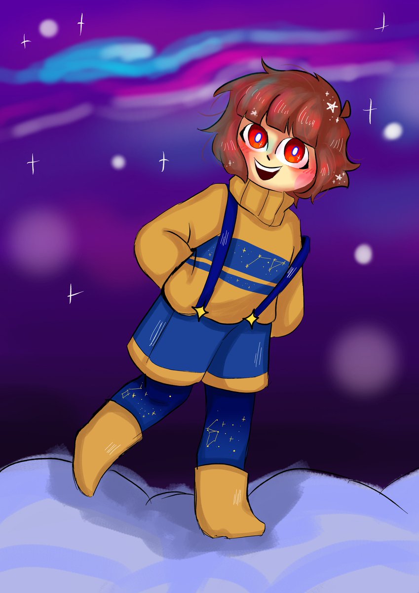 * Chara of the day 52.
* Man i always loved outertale designs so much!
#Undertale