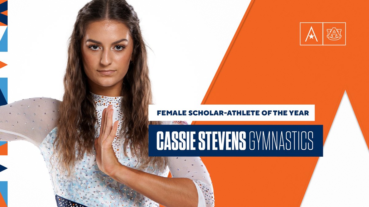 Our 2024 Female Scholar-Athlete of the Year is @cassiestevens_ from @AuburnGym! Congratulations Cassie! 🏆 #AuburnTigers | #AUSPYS