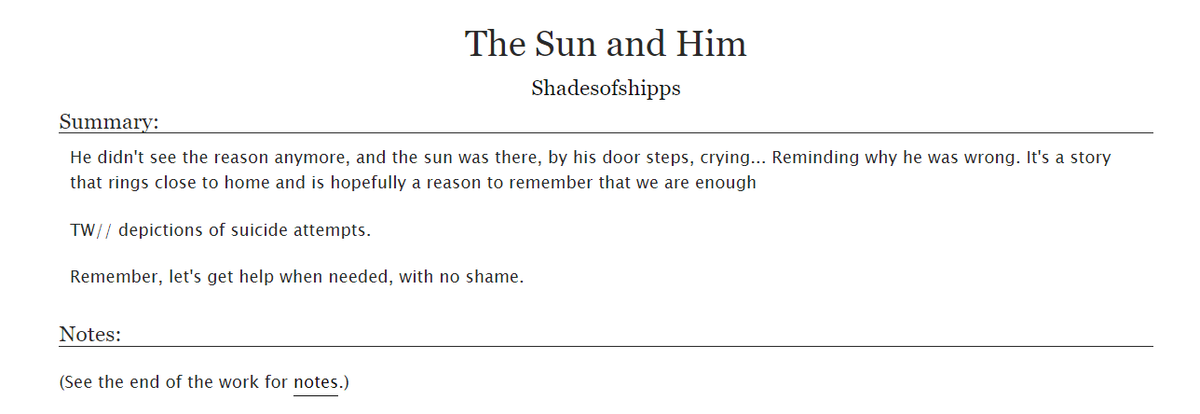 ShadesofShipps's tweet photo. #SOSWrites
#SOSWritesMY
Mxynxn/yvng1 story
TW// svic1d3 topics, be advised
Best friends to lovers
Read here: https://t.co/WhbVd43reu https://t.co/rqY9m3ZMya