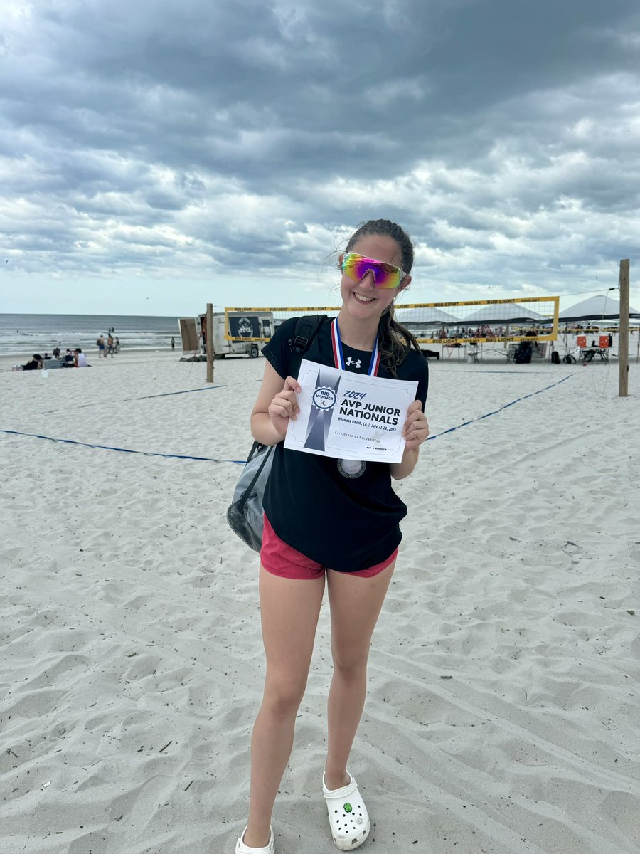 Congrats to Addison Grayson on qualifying for AVP Junior Nationals Beach Volleyball in California! This is SVA’s first beach volleyball player to qualify for this prestigious tournament! Great job, Addison! We are SO proud of you! #svaathletics @avpbeach