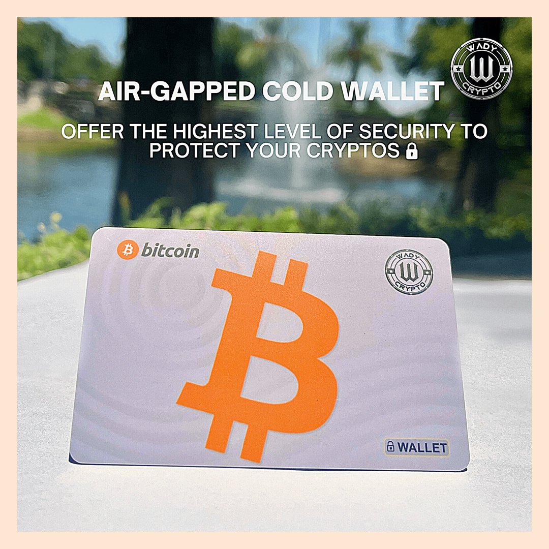 Wady's air-gapped cold storage ensures maximum security for your digital assets! 🔒💎 #SecureYourWealth #DigitalAssetProtection #WadyColdStorage