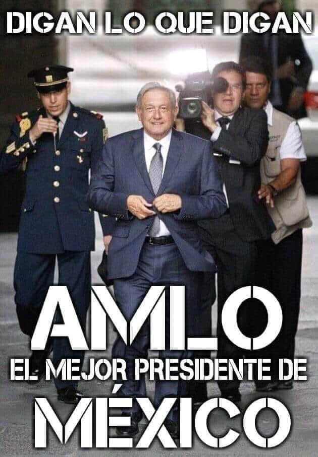 @lopezobrador_ 👏🏻👏🏻👏🏻👏🏻👏🏻👏🏻👏🏻

#AMLOElMejorPresidenteDelMundo 

#AMLOLujoDePresidente