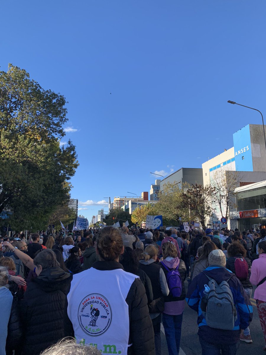gerorosso7's tweet image. La vi, la veo y la veré: educación pública y de calidad siempre. Esperanzadora marcha del pueblo para marcarle el rumbo a un presidente que agravia y desprestigia a las instituciones públicas.
Arranca a verla @JMilei 
Hermoso marchar codo a codo @martinezsotof 
#UNMDP ❤️