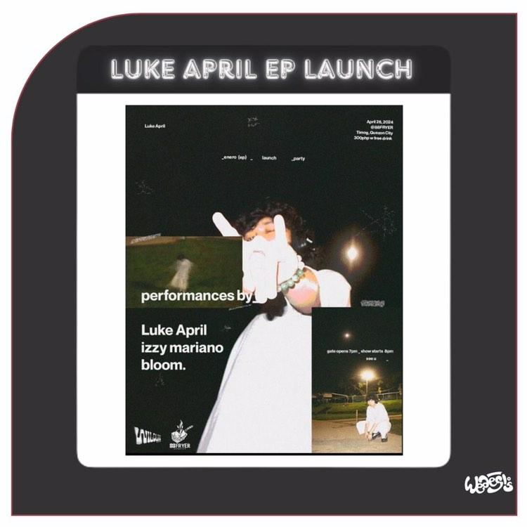 We're almost in the last week of april but ENERO - LUKE APRIL is comingg! If you havent seen it yet...🖤🖤🖤

PRE-SAVE it here⬇️⬇️

🔗: wct.live/app/40358/luke…