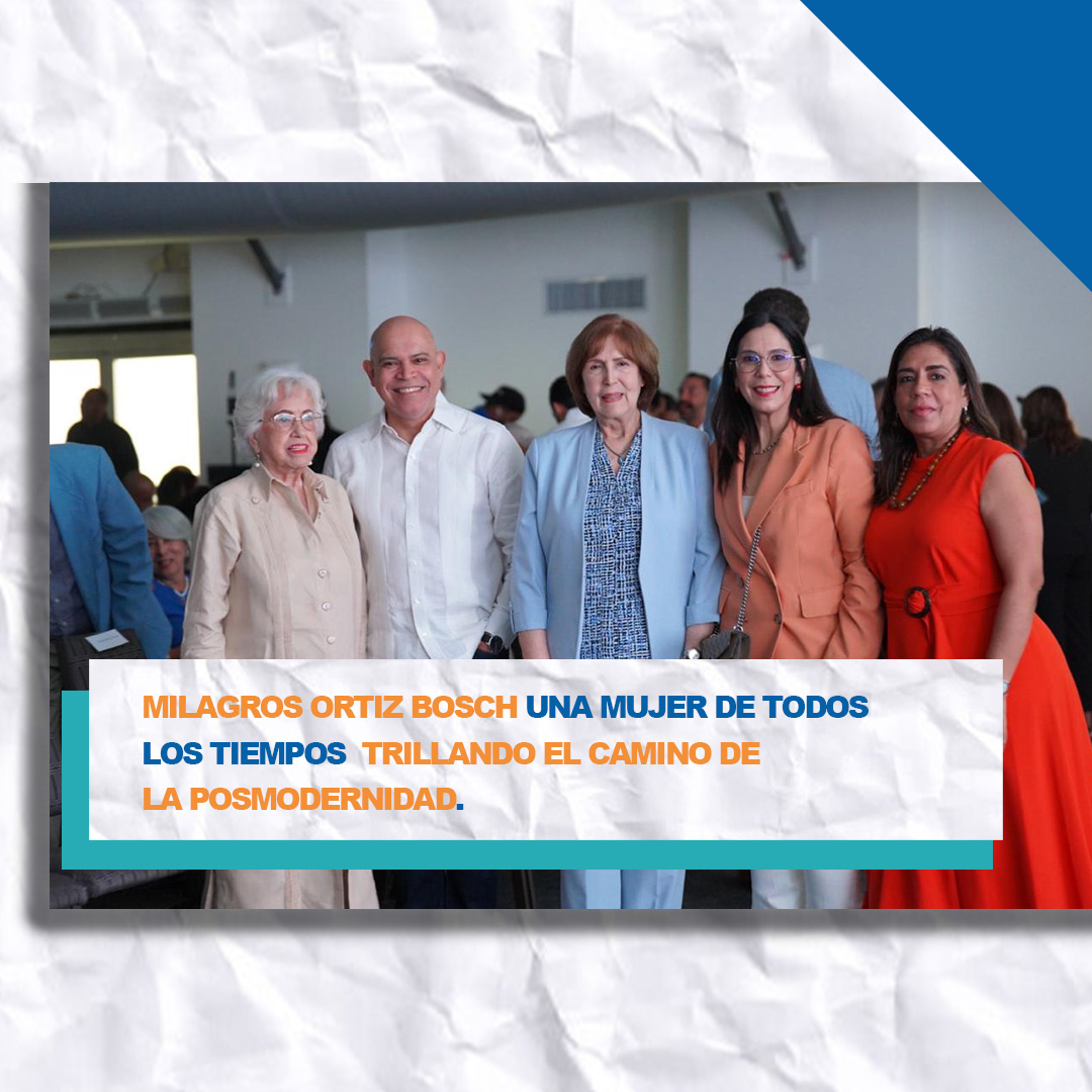 El estribillo de nuestras coordinadoras con Milagros Ortiz Bosch “una mujer de todos los tiempos  trillando el camino de la Posmodernidad” #APM #AlianzaPosmoderna #APosmoderna #cultura