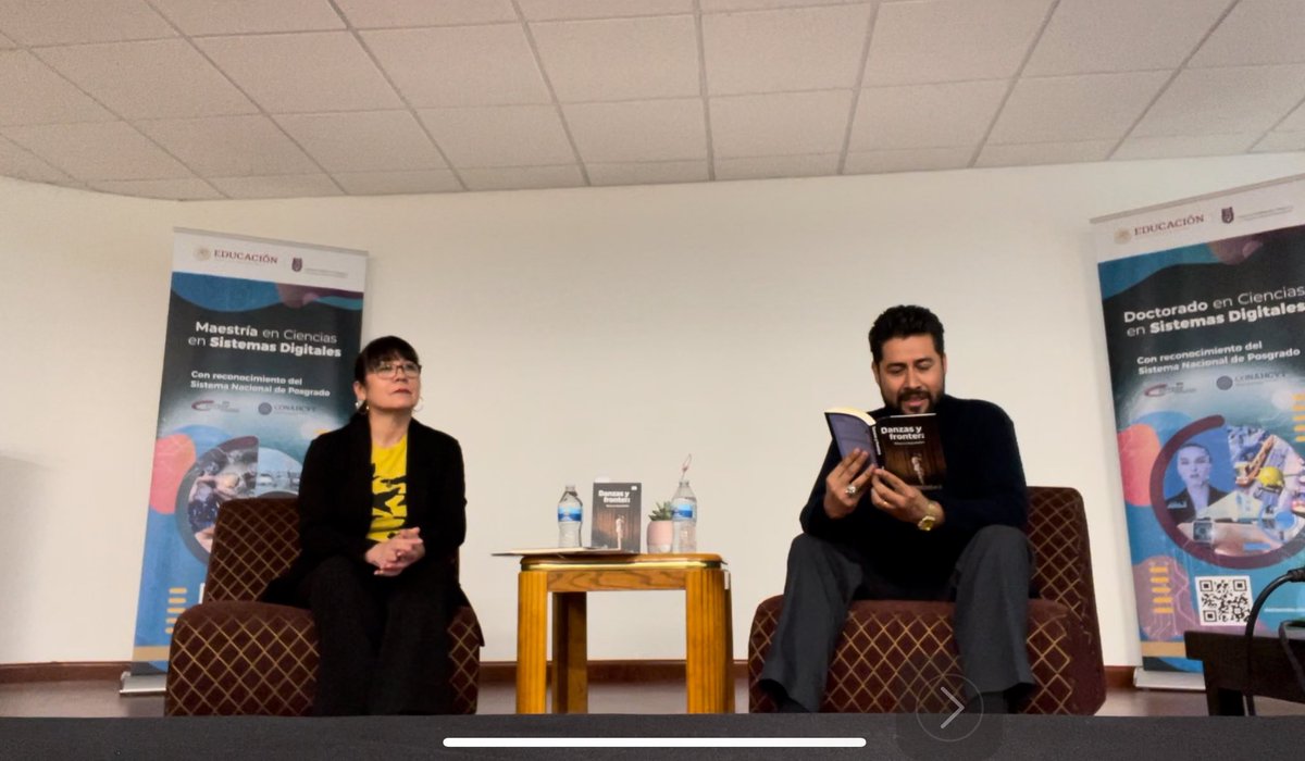 MtapiaDanza's tweet image. Hoy en el día mundial del libro. Presentación del libro Danzas y Frontera de la editorial del Centro Cultural Tijuana.

Centro de Investigación y Desarrollo de Tecnología Digital CITEDI
Del Instituto Politécnico Nacional. #díamundialdellibro #IPN #citedi #minervatapia #Cecut