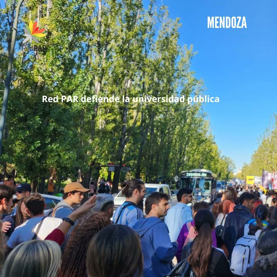 Red_PAR's tweet photo. #23A
La universidad pública se defiende.
Integrantes de la #RedPAR acompañan la marcha federal, en defensa de la Universidad Pública.
.
.
. https://t.co/39XiEttdXO