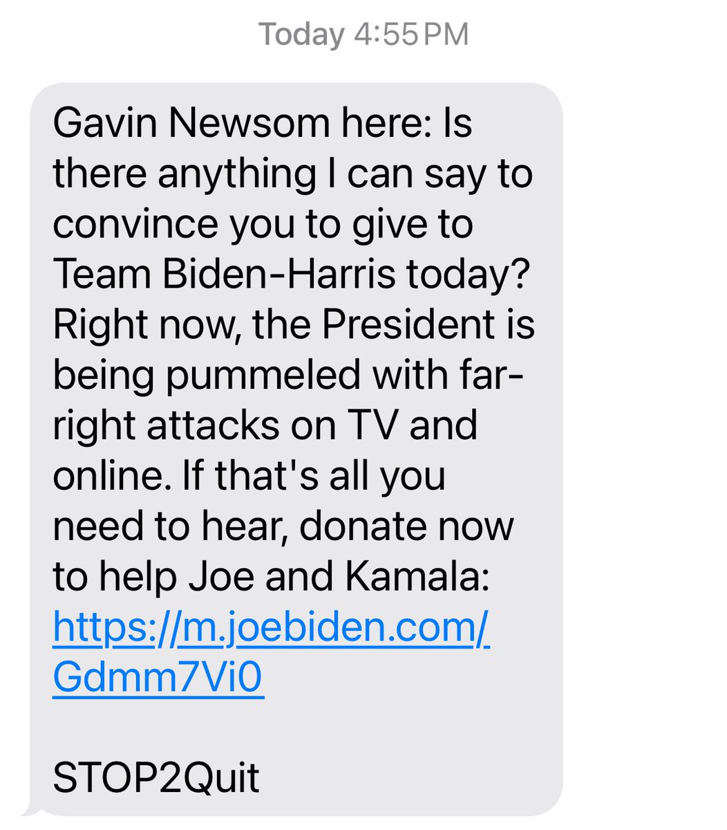 Keep your eye on this guy! I just got my first text from him asking for money! Gavin Newsom is supposed to be the next USA president. But how will they do this?