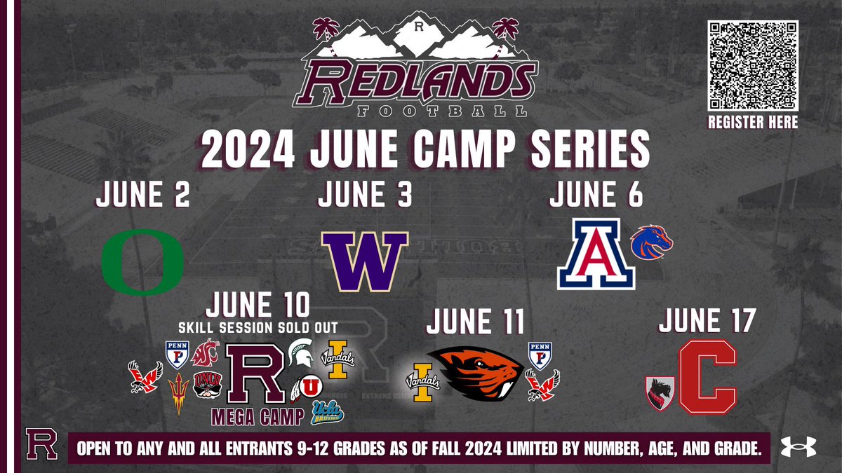 Going to be great to have @VandalFootball back to the camps in June!! Get signed up at: iefootballcamps.com Limited capacity per session. More schools to be added soon!!