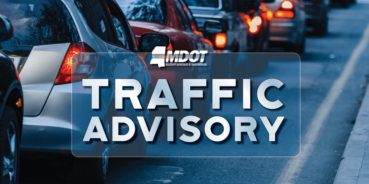TRAFFIC ADVISORY: The inside lanes of both directions of U.S. Highway 80 over the KCS railroad (between Marquette Rd. and I-20) in Rankin County (Brandon) will be CLOSED from 9 a.m. on Wednesday, April 24, until approximately May 28.

READ MORE: bit.ly/3WdLBUG
#MShwys
