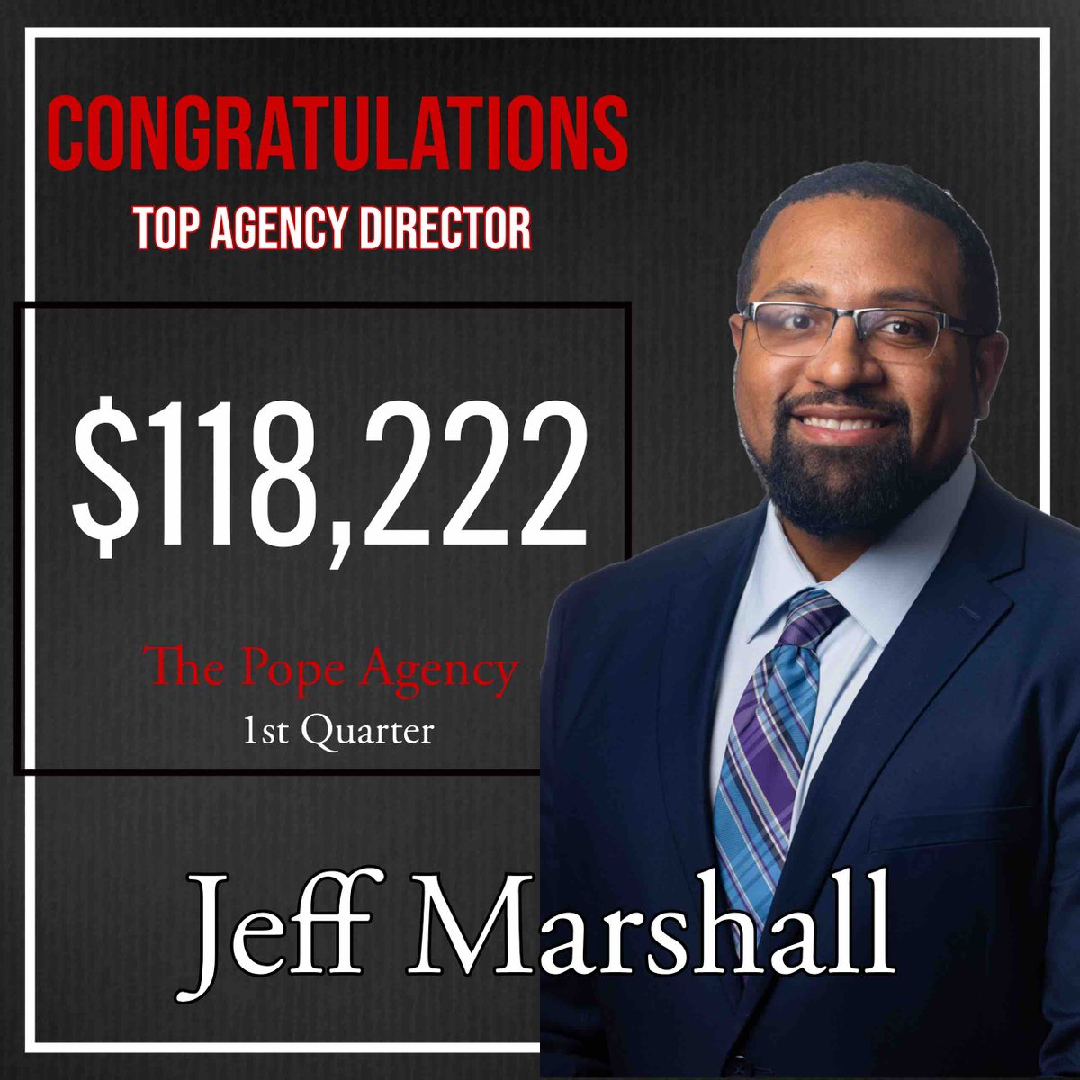 GLpopeagency's tweet photo. Now a congratulations to our 1st quarter TOP PERFORMERS!!👏🏼👏🏼👏🏼

Top Producer Jaslyn Kwayu 
Top SA Jaslyn Kwayu
Top GA Gabe Martinez 
Top AD Jeff Marshall

Phenomenal work in Q1 you guys!! 

Time to own it in Q2!🌎🌎🌎 https://t.co/259DAMn1n3