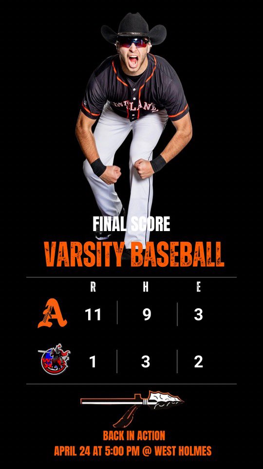 Varsity improves to 8-3 (4-3 OCC) and extends the winning streak to 3! Back in action on the road tomorrow @ West Holmes! #GoArrows 

<a href="/ArrowsAD/">Jason Goings</a> <a href="/paramoc/">steve paramore</a> <a href="/packardj/">Josh Packard</a>
