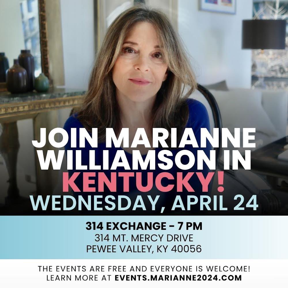 Looking forward to being in the Louisville area on Wednesday 4/24!