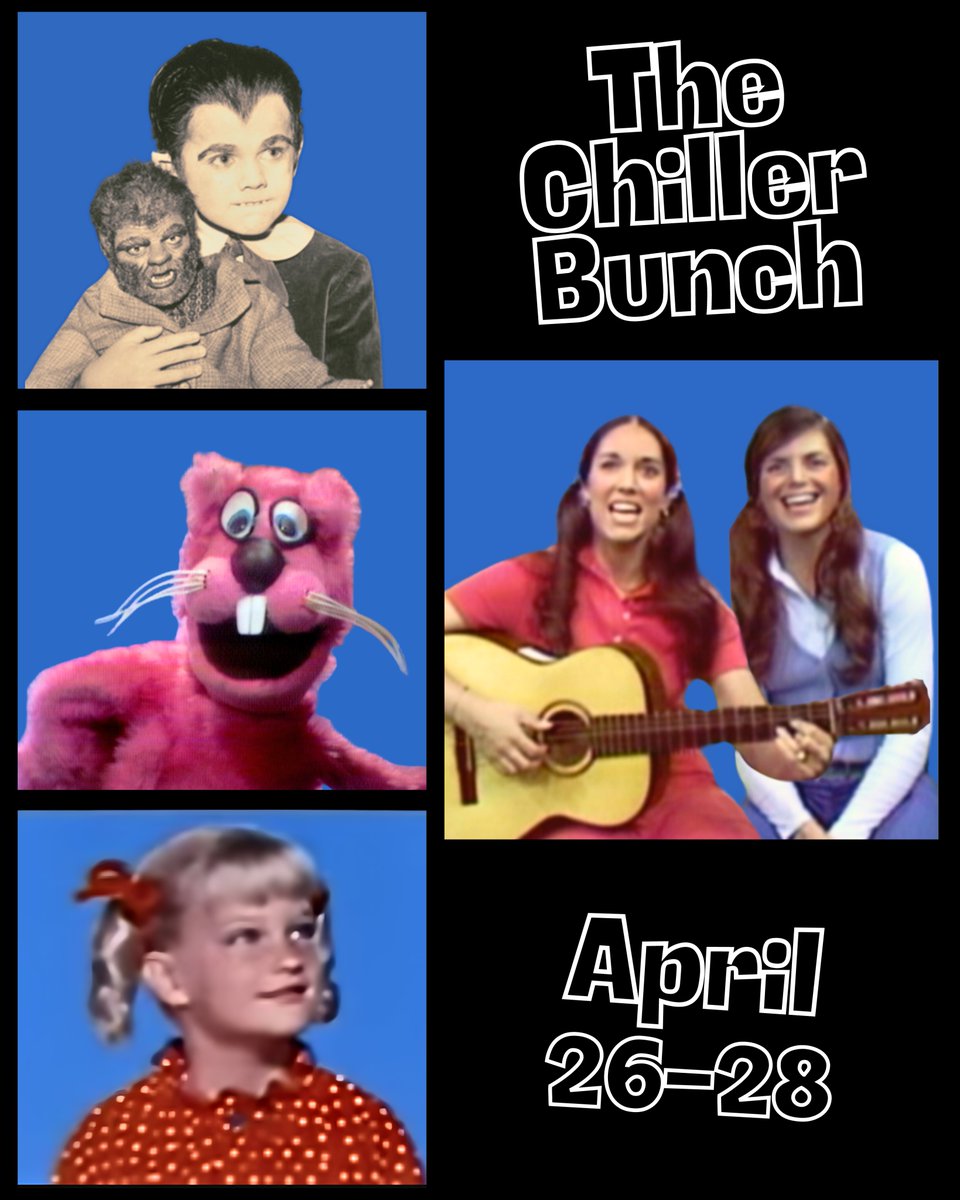 'Til the one day when The MG met...       
Cindy Brady AND Eddie Munster!?!      

This weekend's <a href="/ChillerTheatre/">Chiller Theatre</a> is an epic #GenX-athon! Plus, for the first time EVA Sherlock's joining our pro photo op! Visit ChillerTheatre.com for the 411 &amp; tickets.