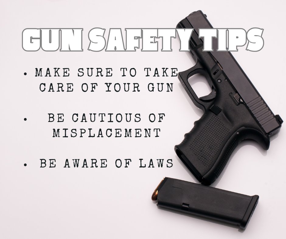 Keep your gun secure and safe by storing it in a quality gun safe, keeping it unloaded and away from children, and never leaving it unattended, ensuring its protection. 🔒🔫 #GunSafety #HighNoonGuns