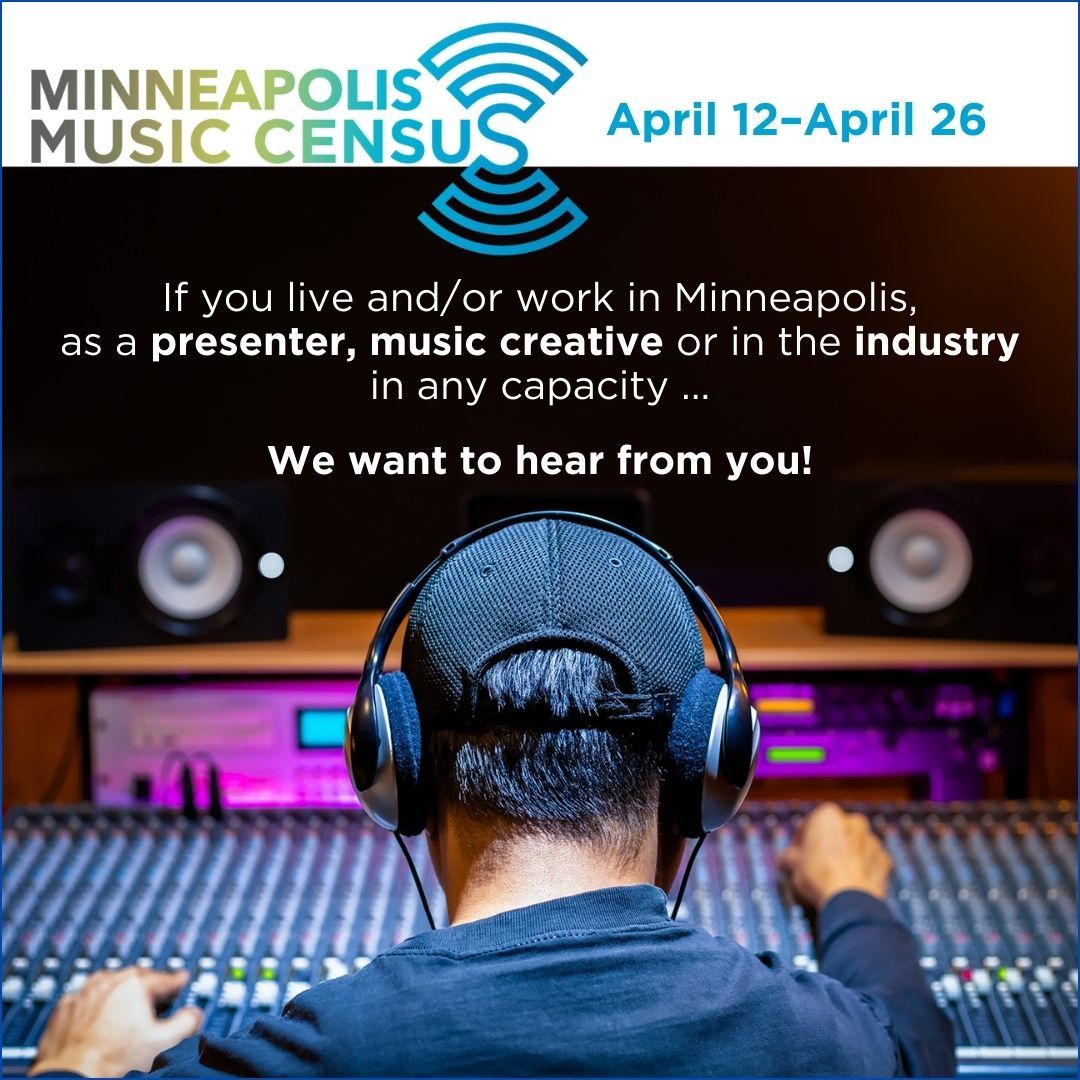 If you work in the music scene in Minneapolis, the Minneapolis Music Census wants to hear from you! This is a community-led initiative to learn about the needs of the local music ecosystem to help the city & community make more informed decisions. 🔗 firstavenue.me/44eVuDn