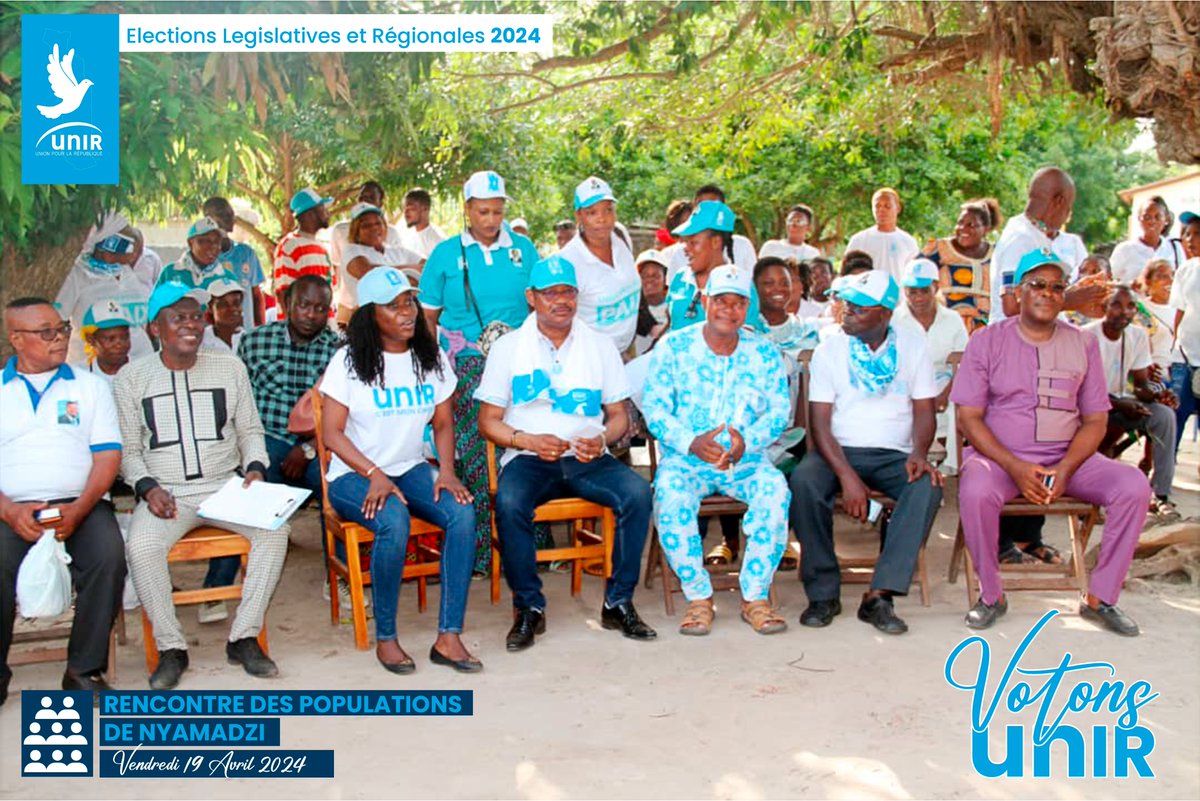 MilaAziable's tweet photo. 🌟 Rencontre inspirante à Nyamadzi ce 19 avril avec les citoyens enthousiastes! Nous avons partagé notre vision et écouté leurs besoins. Chaque voix compte dans notre marche vers l'avenir. 🗳
#TeamFEG #TeamUNIR #AllonsY #Zio #EnergizeWithMila #ZioChoisitUnir https://t.co/V8PYBWylY6