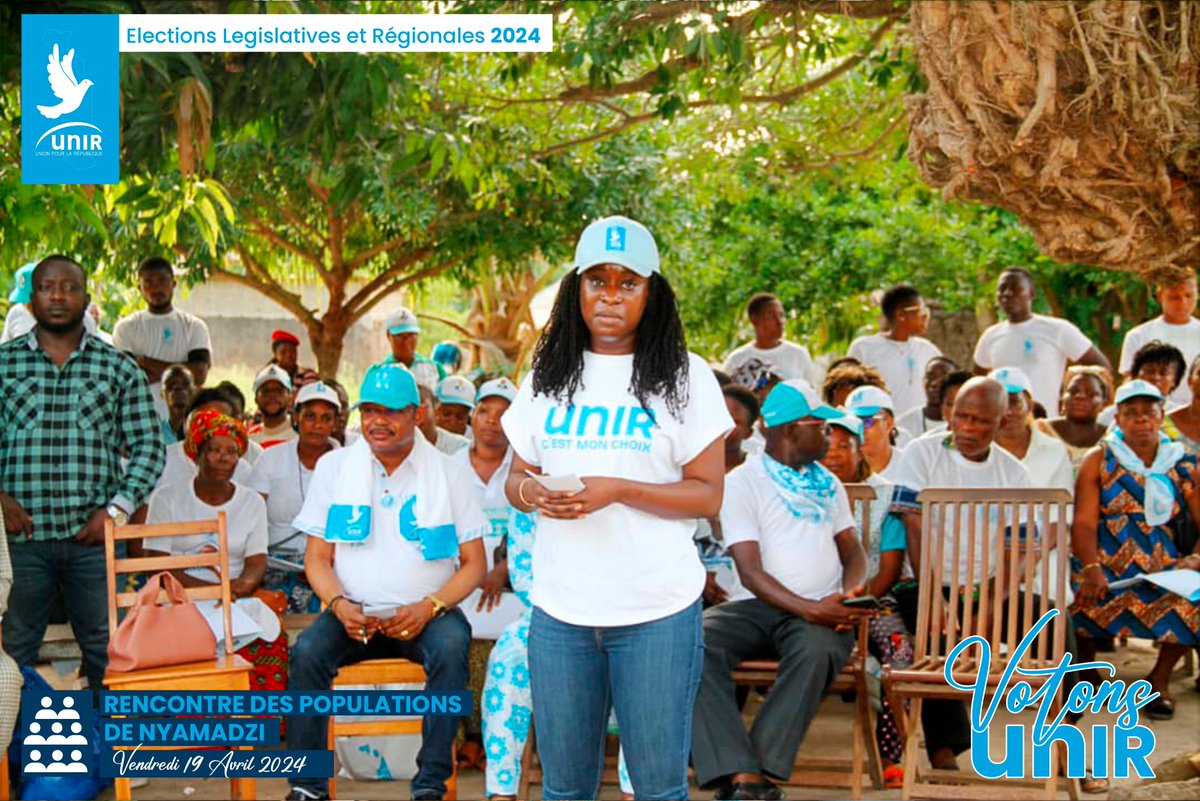 MilaAziable's tweet photo. 🌟 Rencontre inspirante à Nyamadzi ce 19 avril avec les citoyens enthousiastes! Nous avons partagé notre vision et écouté leurs besoins. Chaque voix compte dans notre marche vers l'avenir. 🗳
#TeamFEG #TeamUNIR #AllonsY #Zio #EnergizeWithMila #ZioChoisitUnir https://t.co/V8PYBWylY6