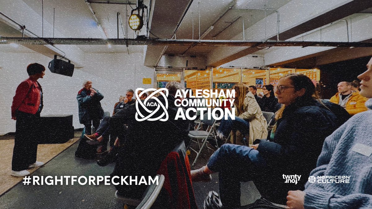 @ACAPeckham are calling on @BerkeleyGroupUK
for a development that is #RightForPeckham

Sign the petition, get involved👇
🔗 change.org/p/we-demand-a-…
.
.
#RightForPeckham #NoPriceOnCulture
#SE15 #Peckham #Southwark