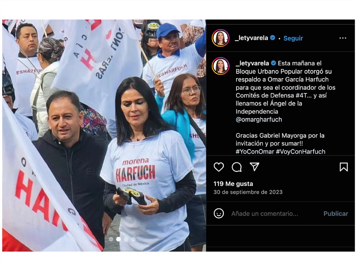 A <a href="/LetyVarela/">Lety Varela</a> le gusta tener grandes amigos golpeadores y nadie les dice nada del despojo en Benito Juárez. Gabriel Mayorga, con el que te abrazas, extorsiona a todos los vecinos de la alcaldía y tú lo permites.