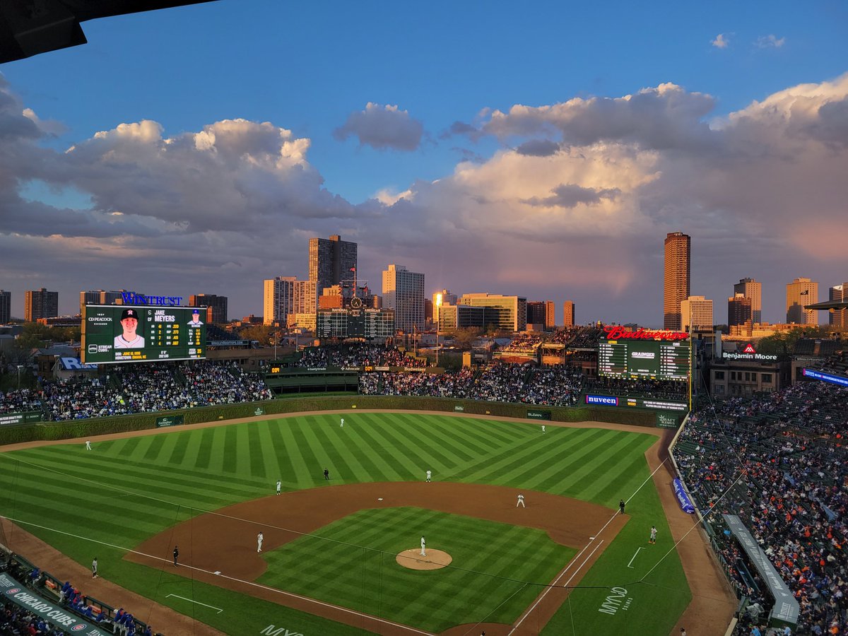 Picture perfect, Wrigley Field!