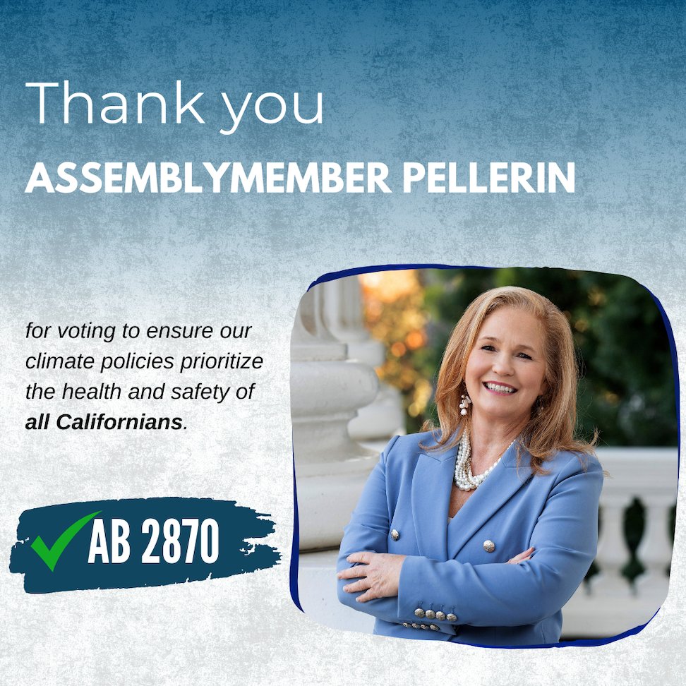 Thank you <a href="/AsmGailPellerin/">Assemblymember Gail Pellerin</a> for voting to move #AB2870 forward to get the math right on costs of factory farm gas to our climate and public health and to protect the health and well-being of communities who bear the heavy burdens of factory farm gas pollution.