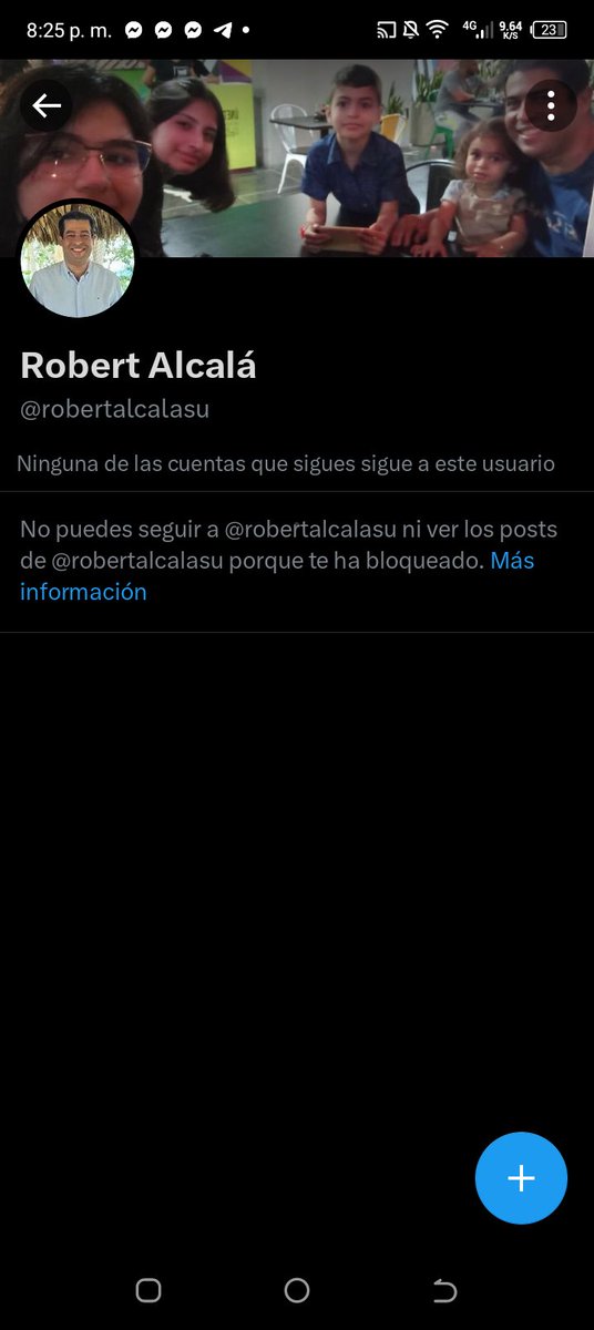 El caído a menos Robert Alcalá Nos Bloqueó porqué se quedó sin argumentos. No ganó ni ganará una gobernación en Sucre. #Cumaná #Sucre #Cumanacoa #Carupano #AD #Alacran