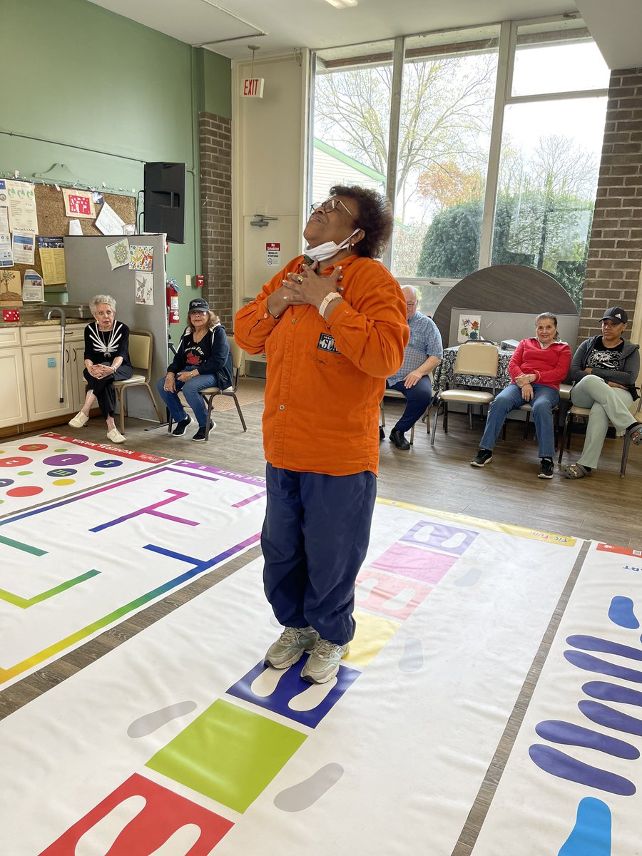 This is what pure joy looks like at 75. 🤩😍👊  Thanks to over a year developing #physicalactivities for #seniors. Yep! We call it “Fit and Fun Forever™️ and it’s shaking up the #seniorcommunities everywhere! #physicalliteracy #healthylifestyles #aginghealthy