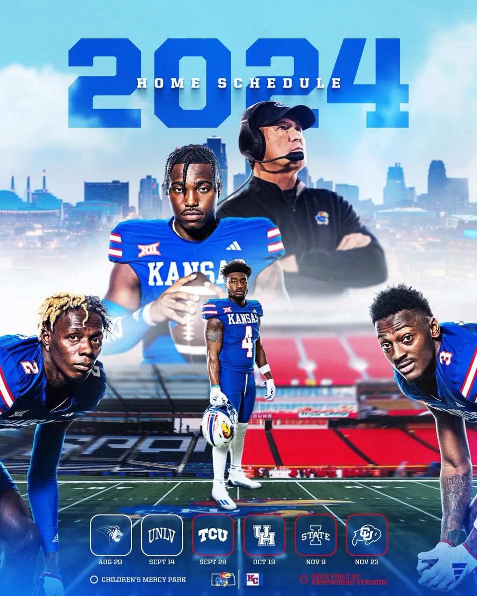 FIRST #kufball season ticket giveaway: RT for a chance to win TWO KUFB season tix to ARROWHEAD games only this season + parking