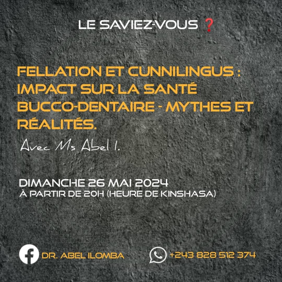 LE SAVIEZ-VOUS ? est une plateforme médicale en ligne dédiée à sensibiliser sur l'importance de l'hygiène bucco-dentaire. Rejoignez-nous chaque dernier dimanche du mois pour notre forum en ligne.
Voici le lien pour rejoindre le forum :
chat.whatsapp.com/Gg9aJ5B7cOK0fF…