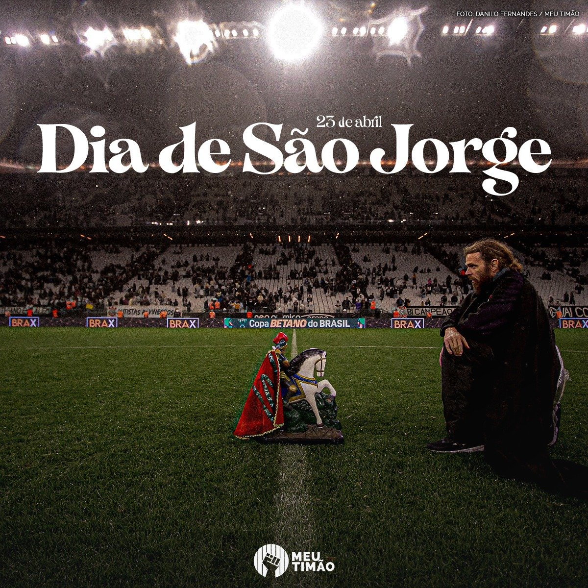 MeuTimao's tweet photo. @Corinthians Uma vela pra saudar o São Jorge padroeiro! 🖤 https://t.co/oSP5kYKguk