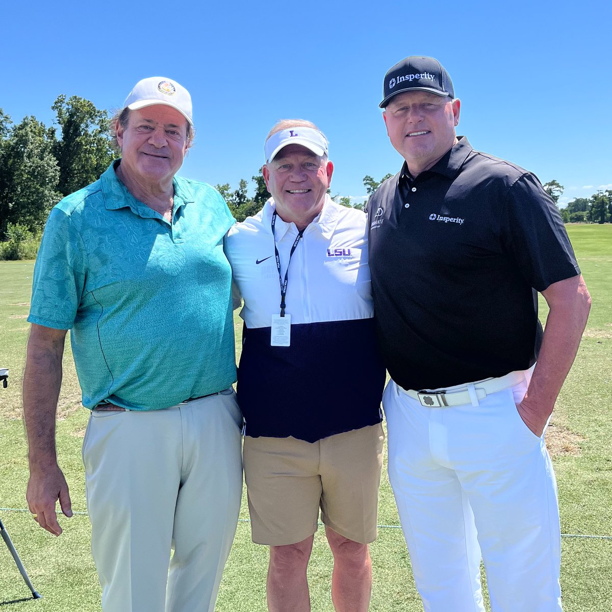 Out at @Zurich_Classic before the NFL Draft with a couple of legends