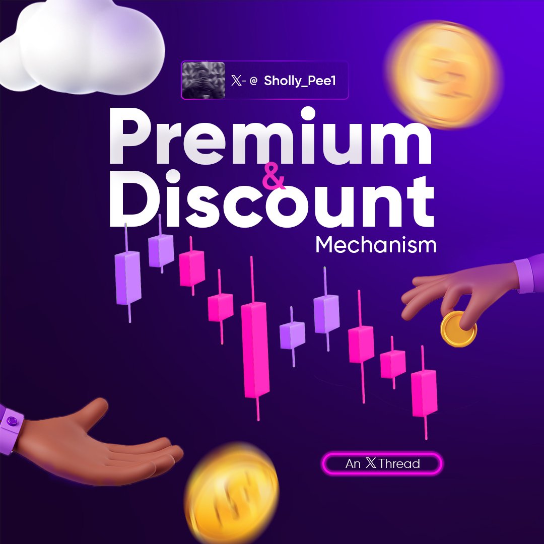 You select Invalid zones due to Lack of Understanding of how Premium &amp; Discount works in price action 

In this content, I've simplified how to select significant zones using the concept of Premium and Discount Pricing 🎯

A THREAD🧵