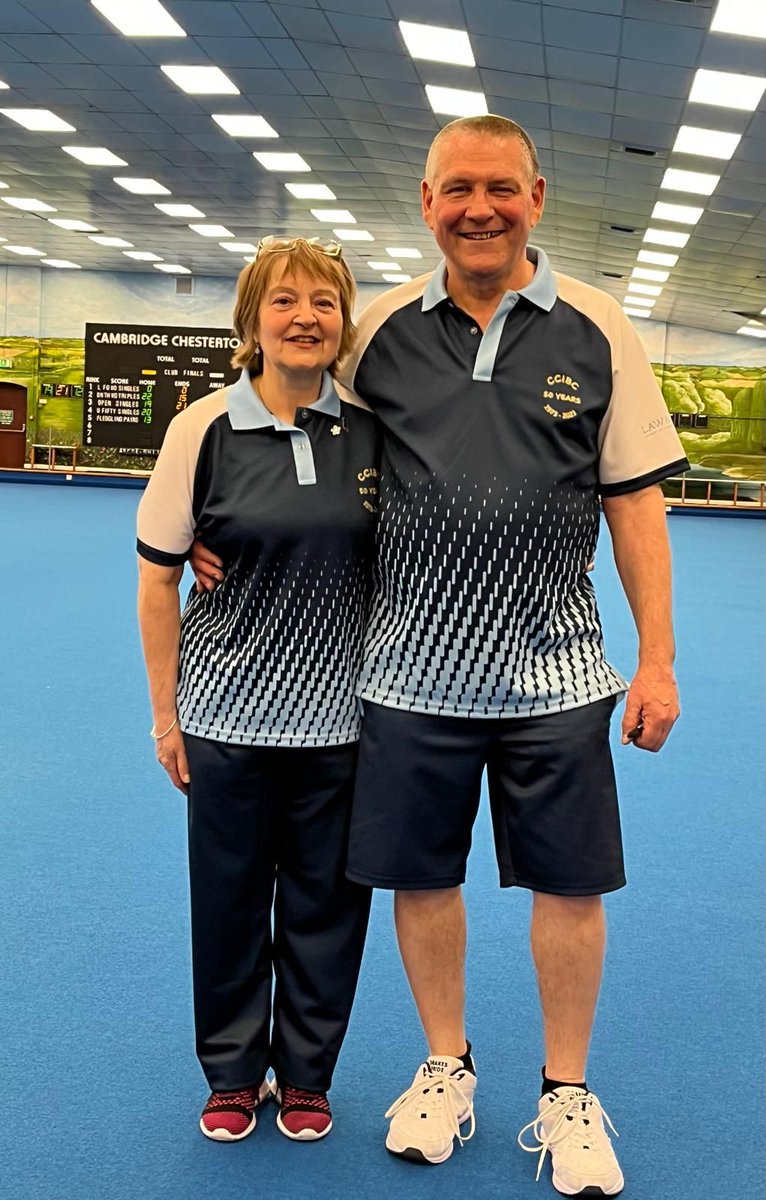 Congratulations to David Horton and Karen Coote For Winning The Fledgling Pairs #bowls #indoorbowls #welovebowls