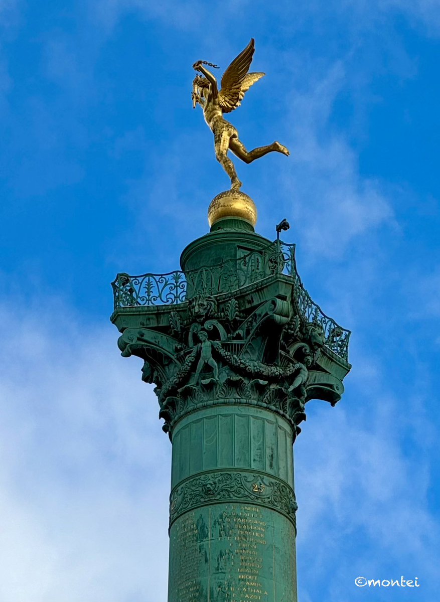 The Angel of the Bastille, Paris