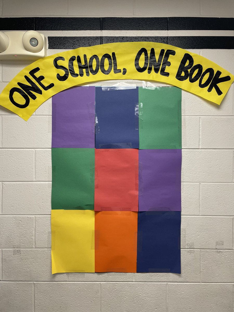 What will our One School One Book be this year???? #sd113a #rebelpride